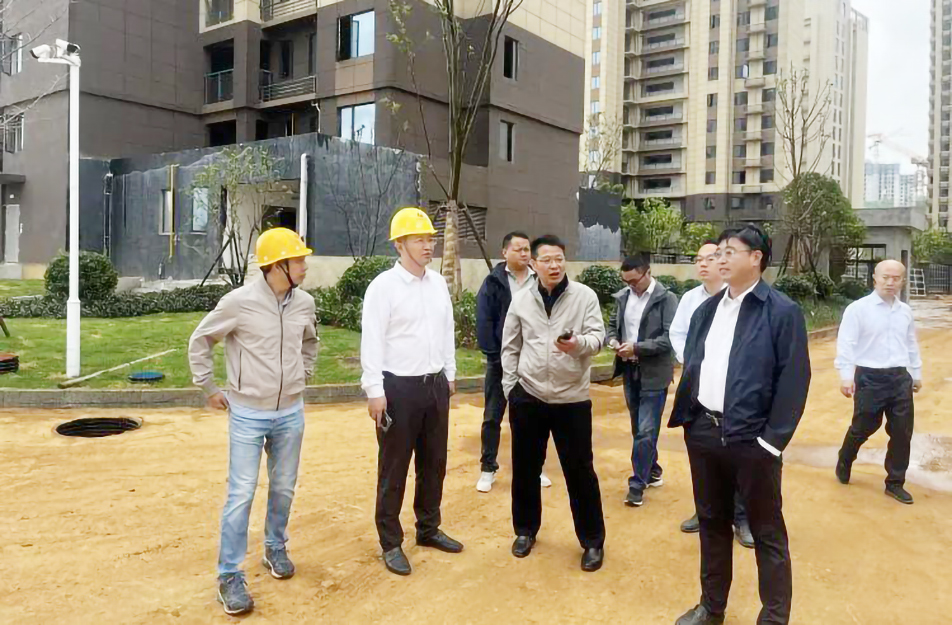 劉順保到杭州路項目、秦坊安置房項目調(diào)研