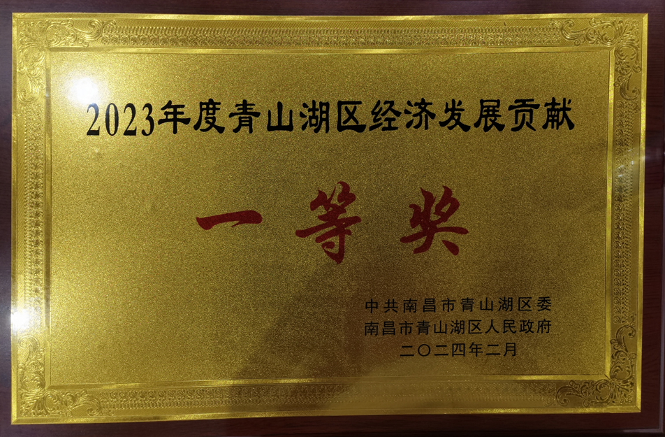 南昌市政建設(shè)集團(tuán)榮獲青山湖區(qū)2023年度發(fā)展貢獻(xiàn)獎(jiǎng)